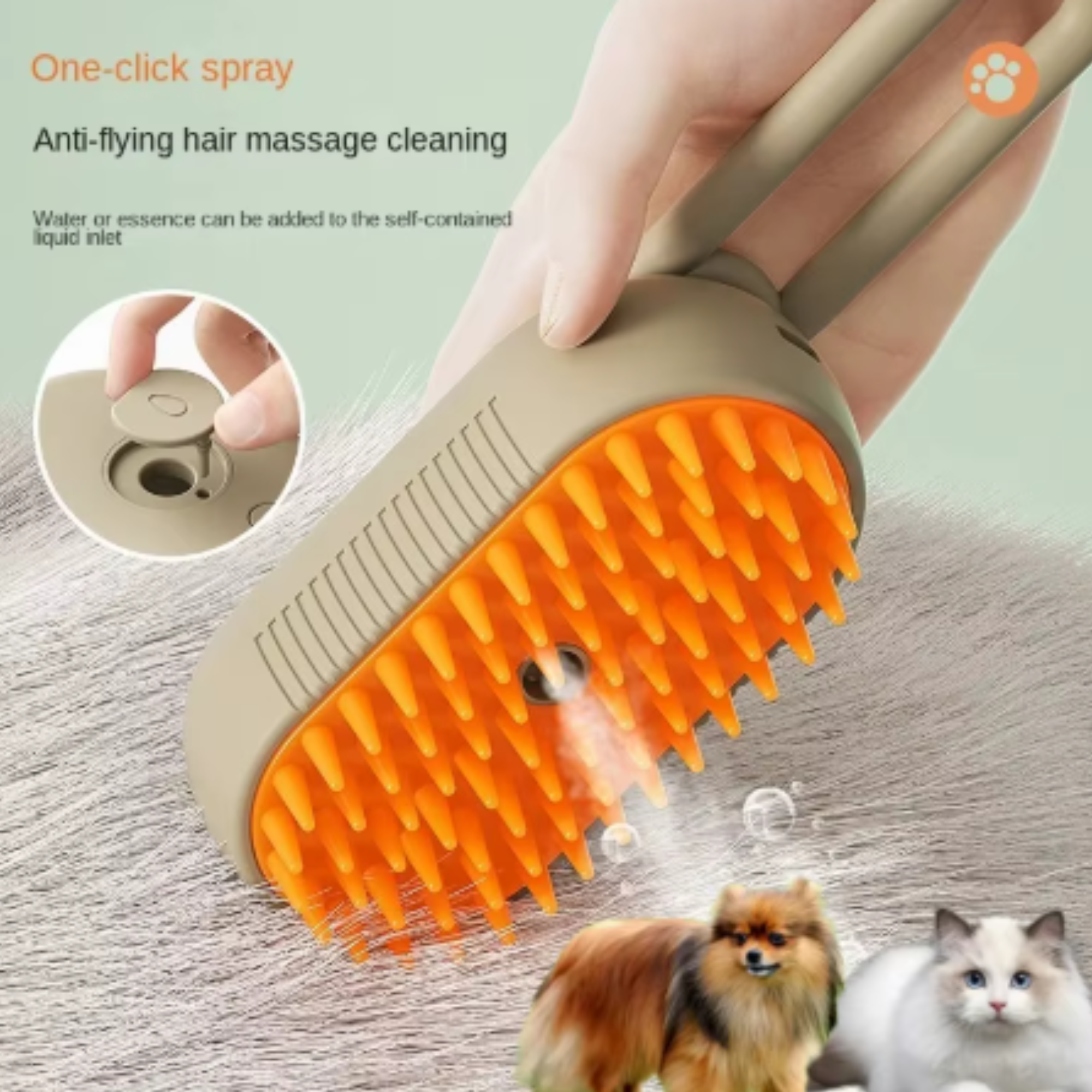 Cepillo Eléctrico 3 en 1 para Mascotas